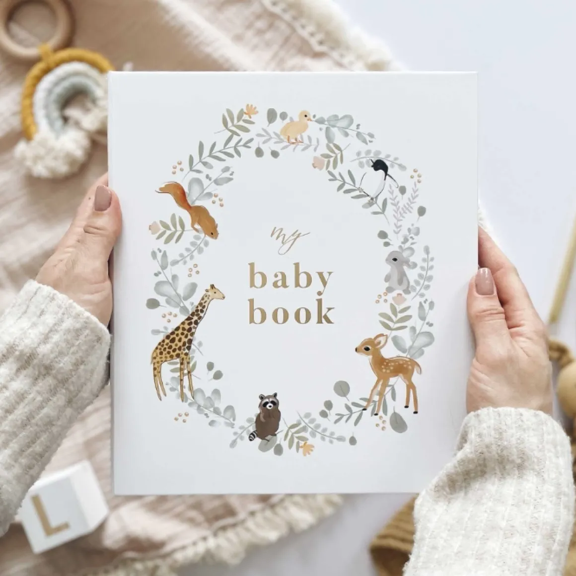 Blush & Gold Invulboek My Baby Book Dieren