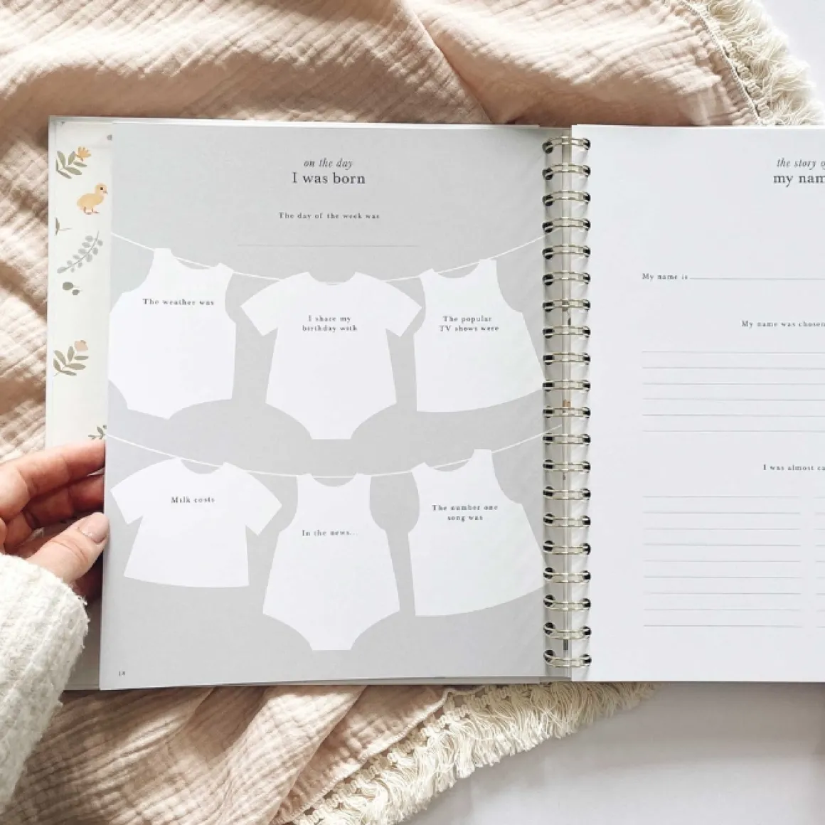 Blush & Gold Invulboek My Baby Book Dieren