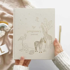 Blush & Gold Zwangerschapsdagboek Safari