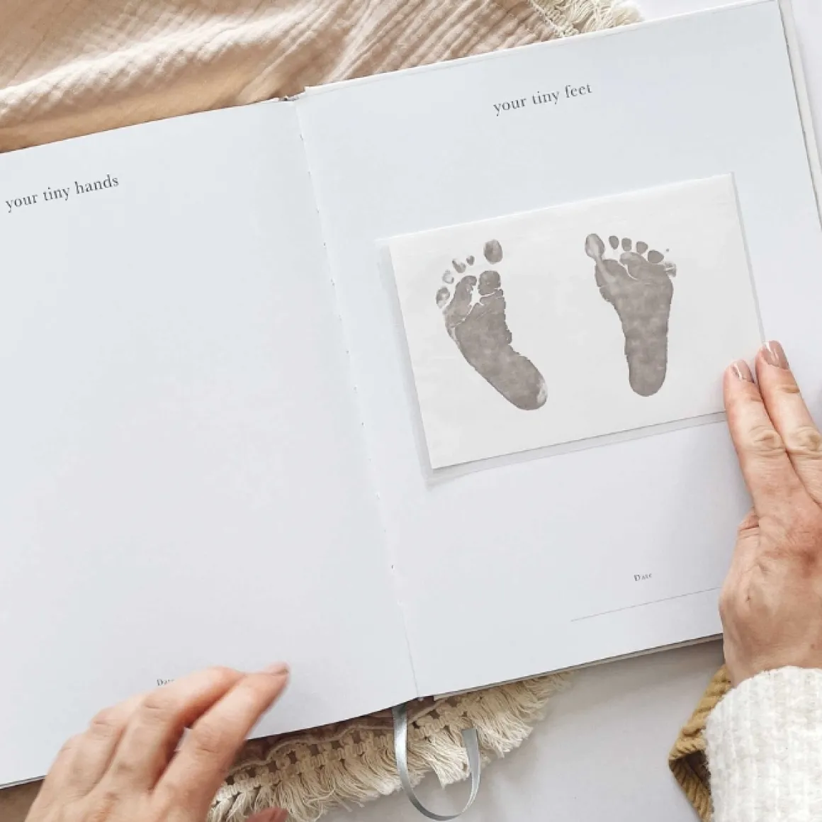 Blush & Gold Zwangerschapsdagboek Dieren