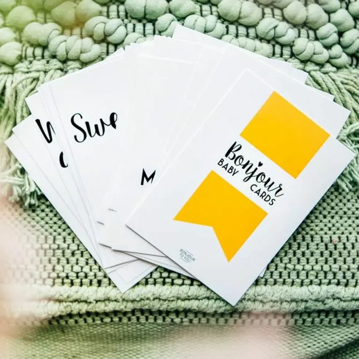 Bonjour Baby! Cards (40St) Bonjour To You!