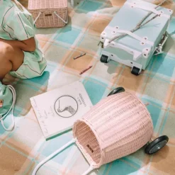Boodschappenwagentje Luggy Basket Roze Olli Ella