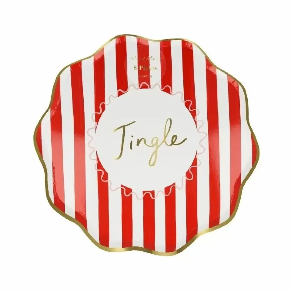 Bordjes Striped Christmas (8St) Meri Meri