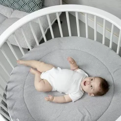 Boxkleed Rond Knit Forest Green (95Cm) Meyco