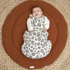 Boxkleed Rond Knots Camel (95Cm) Meyco