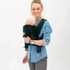 Bykay Draagzak Click Carrier Classic Velvet Bottle Green