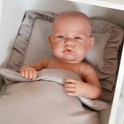 Cappuccino Poppenbeddengoed Van Cotton & Sweets - Stijlvol En Zacht