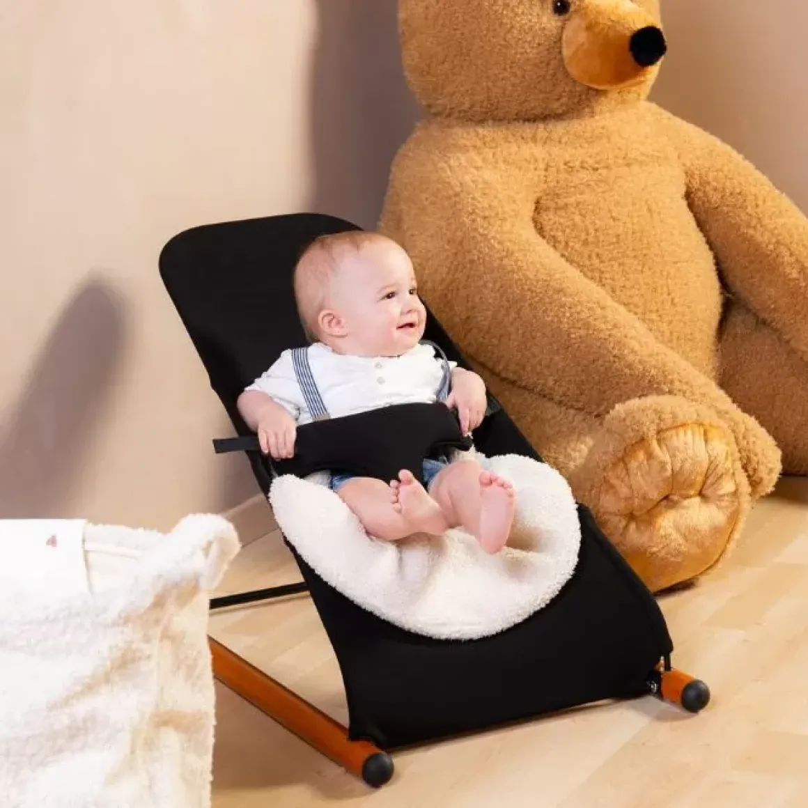 Childhome Evolux Wipstoel Walnoot Zwart