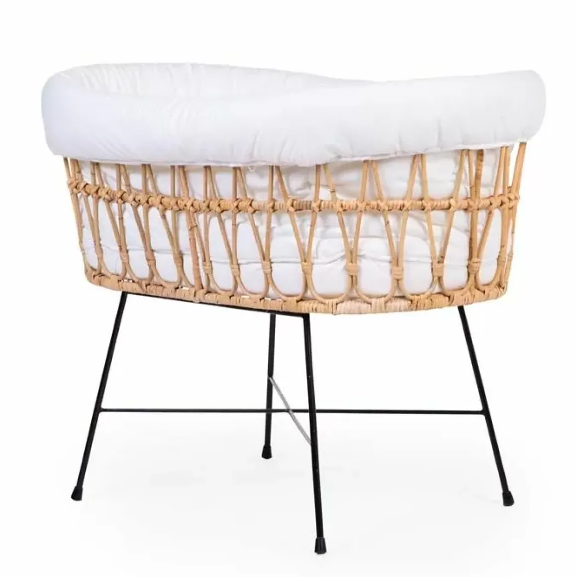 Childhome Rotan Wieg Met Matras Ecru