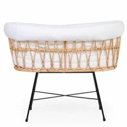 Childhome Rotan Wieg Met Matras Ecru