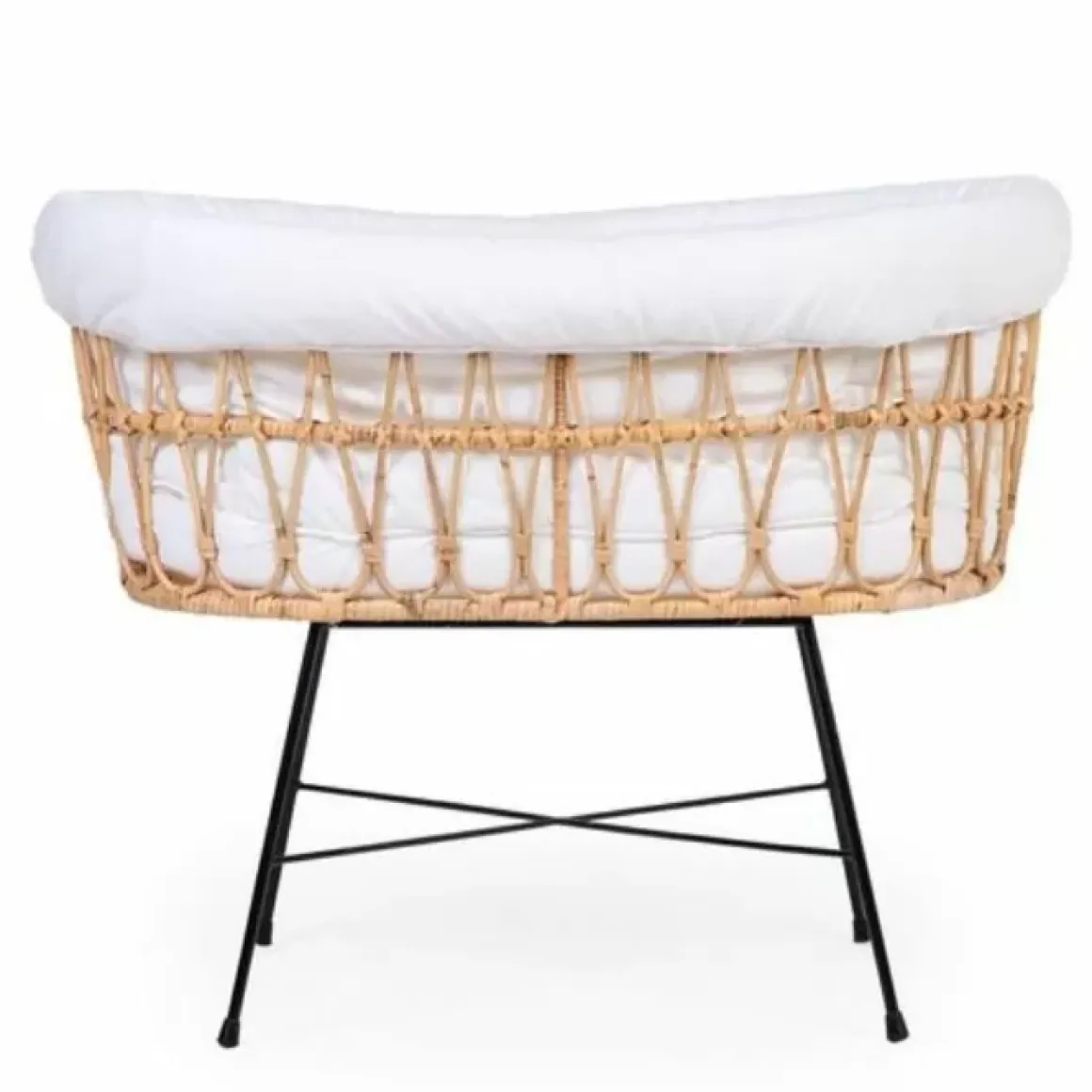 Childhome Rotan Wieg Met Matras Ecru