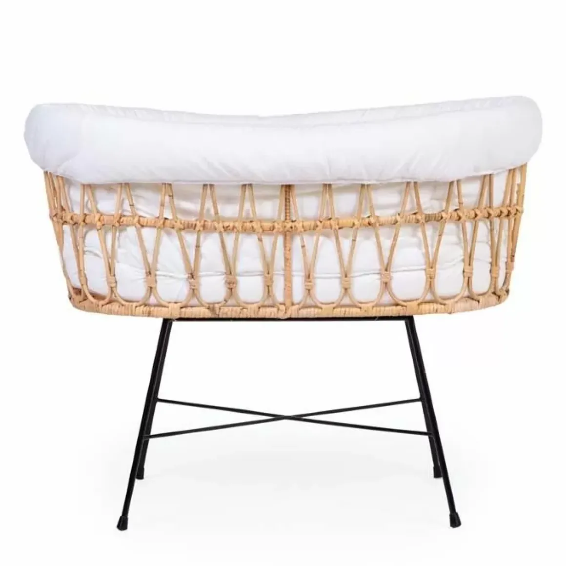 Childhome Rotan Wieg Met Matras Ecru