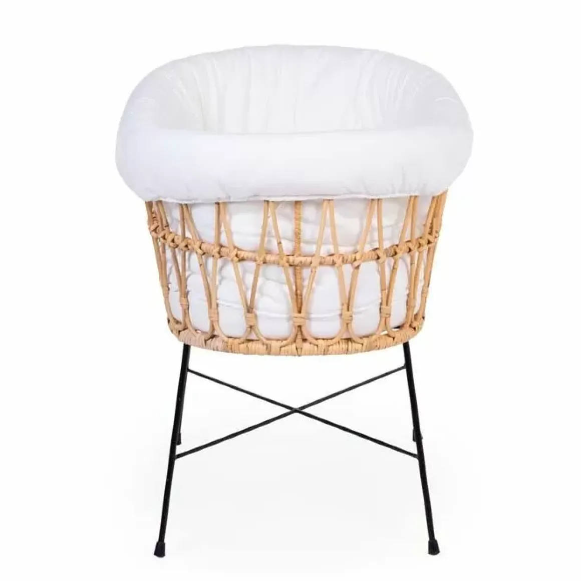 Childhome Rotan Wieg Met Matras Ecru