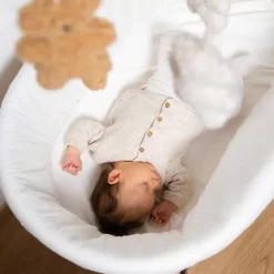 Childhome Rotan Wieg Met Matras Ecru