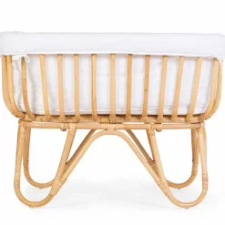 Childhome Rotan Wieg Met Wiegbekleding Ecru