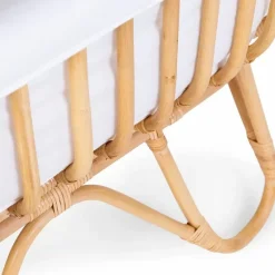 Childhome Rotan Wieg Met Wiegbekleding Ecru