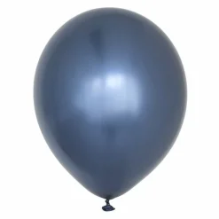 Chroom Ballonnen Donkerblauw (10St) House Of Gia