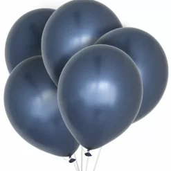 Chroom Ballonnen Donkerblauw (10St) House Of Gia