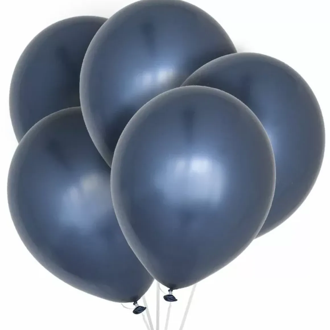 Chroom Ballonnen Donkerblauw (10St) House Of Gia
