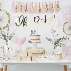 Confetti Ballonnen About To Pop Roze Oh Baby! Ginger Ray