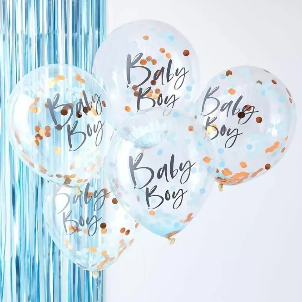 Confetti Ballonnen Baby Boy Twinkle Twinkle (5St) Ginger Ray