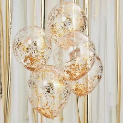 Confetti Ballonnen Goud Mix It Up (5St) Ginger Ray