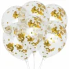 Confetti Ballonnen Goud (6St) House Of Gia