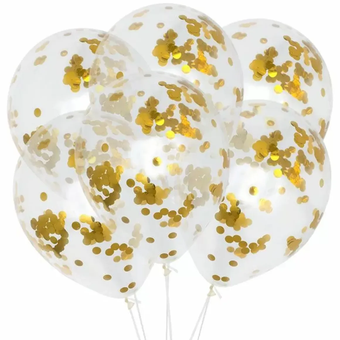 Confetti Ballonnen Goud (6St) House Of Gia