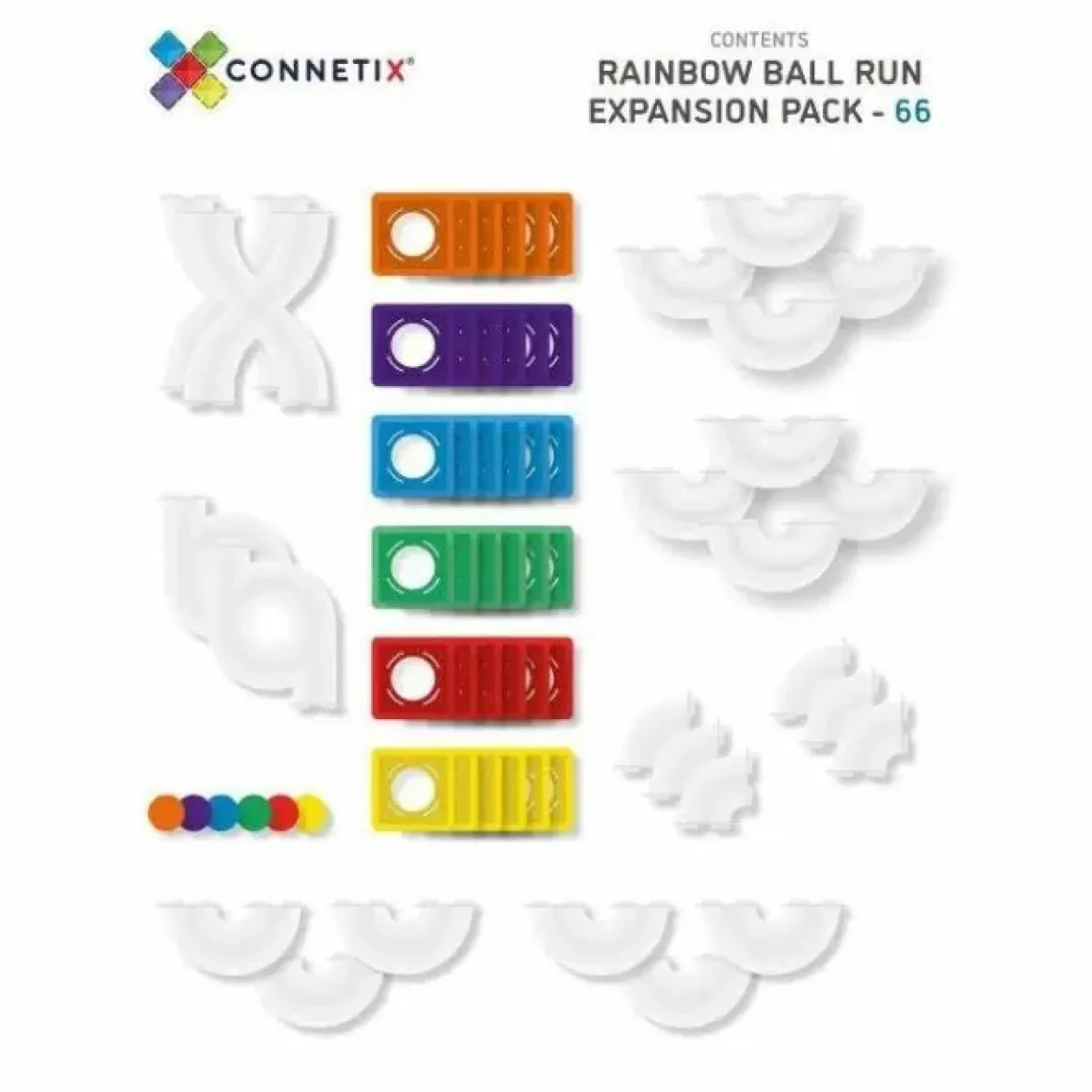 Connetix Tiles Ball Run Expansion Pack (66St)