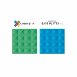 Connetix Tiles Basis Bouwplaten Rainbow (2St)