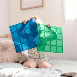 Connetix Tiles Basis Bouwplaten Rainbow (2St)