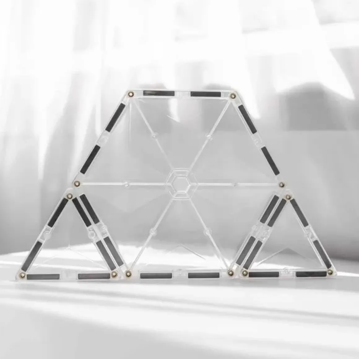 Connetix Tiles Clear Pack (34St) | Magnetische Bouwtegels | Kidsdeco.Nl