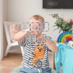 Connetix Tiles Clear Rectangle Pack (12St) | Magnetische Bouwtegels | Kidsdeco.Nl