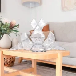 Connetix Tiles Clear Shape Expansion Pack (24St) | Magnetische Bouwtegels | Kidsdeco.Nl