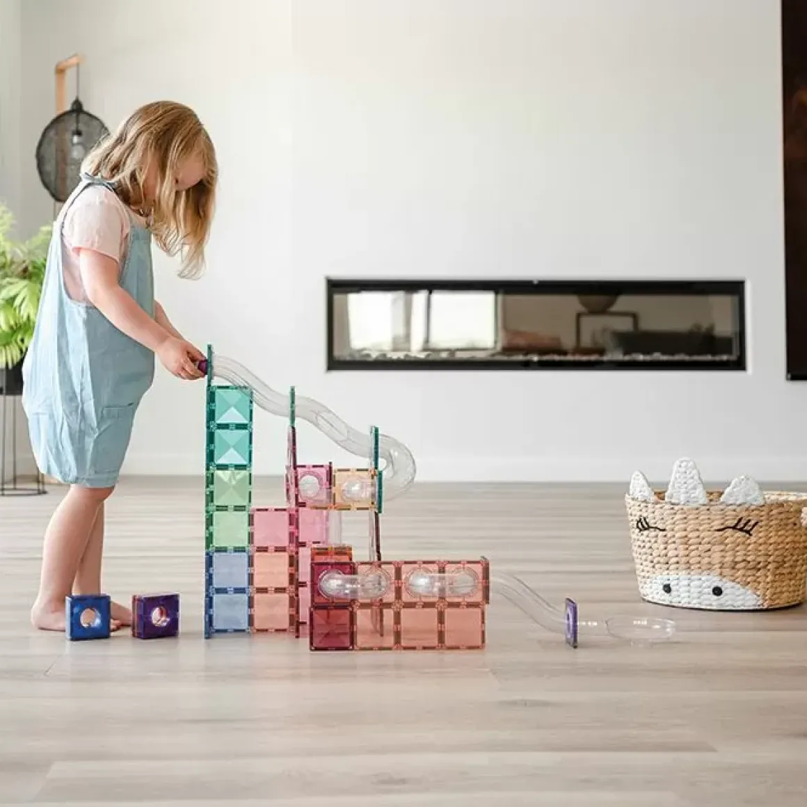 Connetix Tiles Pastel Ball Run Expansion Pack (80St)