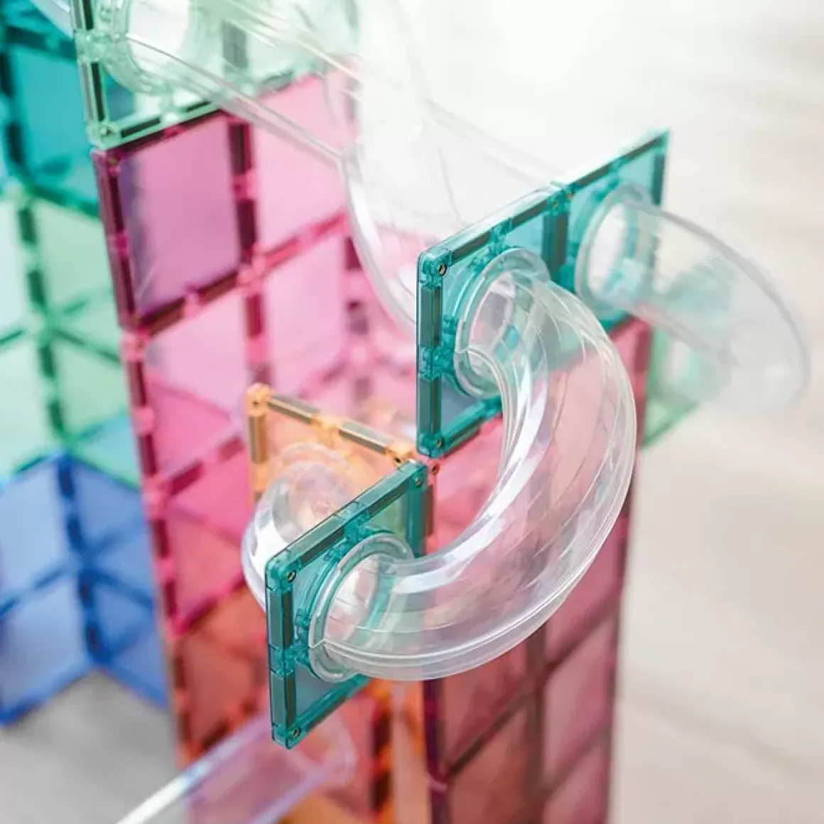 Connetix Tiles Pastel Ball Run Expansion Pack (80St)