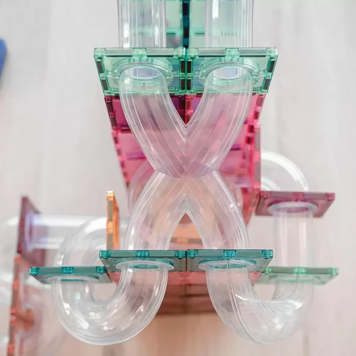 Connetix Tiles Pastel Ball Run Expansion Pack (80St)