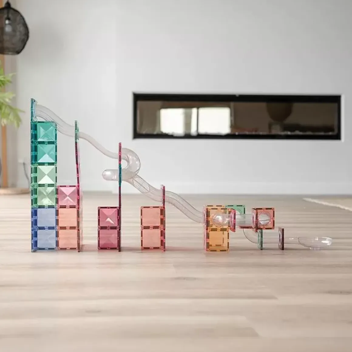 Connetix Tiles Pastel Ball Run Expansion Pack (80St)