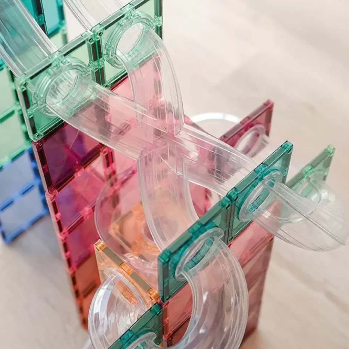 Connetix Tiles Pastel Ball Run Expansion Pack (80St)