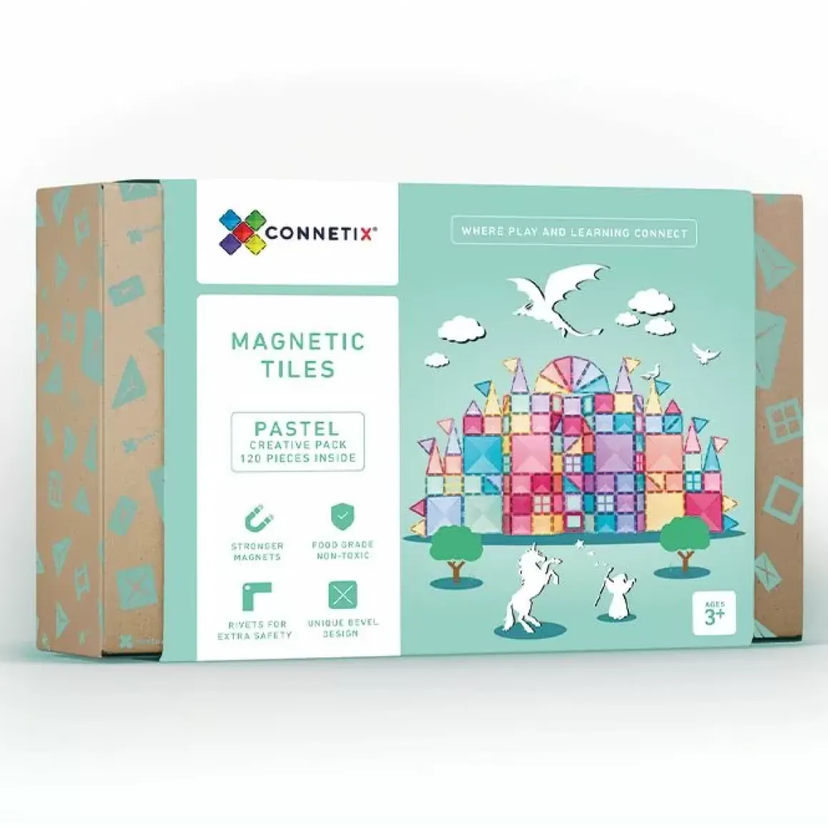 Connetix Tiles Pastel Creative Pack (120St)