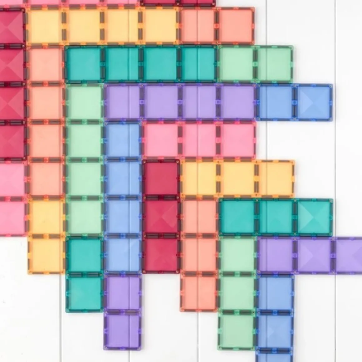Connetix Tiles Pastel Rectangle Pack (24St)