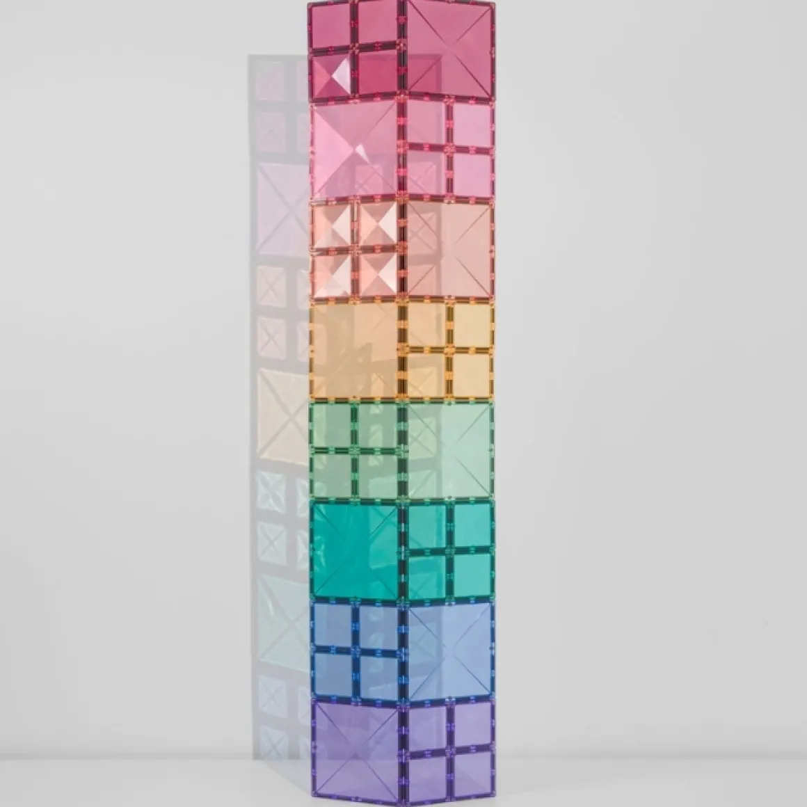 Connetix Tiles Pastel Square Pack (40St)