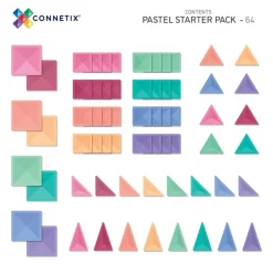 Connetix Tiles Pastel Starter Pack (64St)