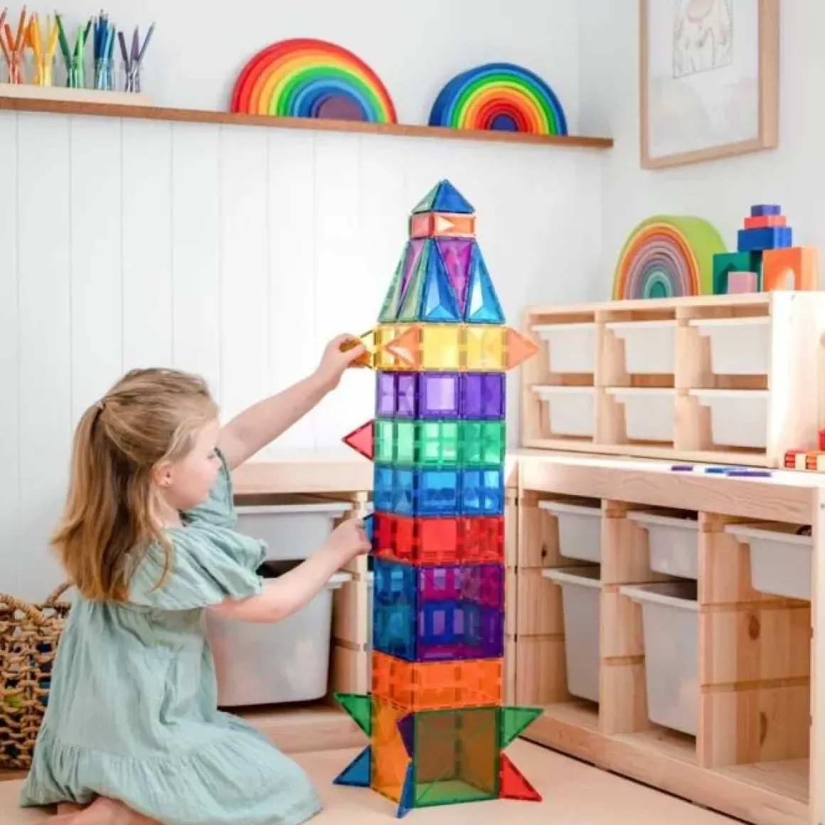 Connetix Tiles Rainbow Creative Pack (102St)