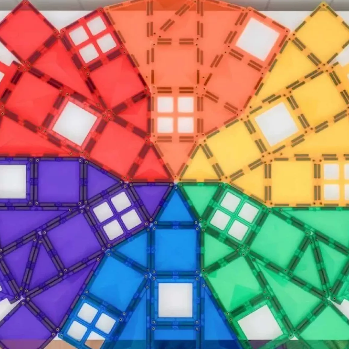 Connetix Tiles Rainbow Creative Pack (102St)