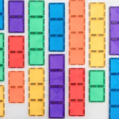 Connetix Tiles Rainbow Rectangle Pack (18St)