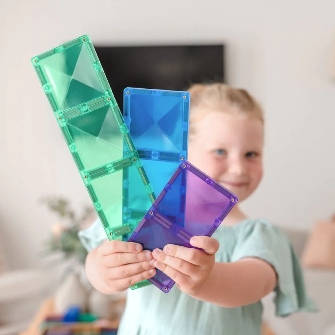 Connetix Tiles Rainbow Rectangle Pack (18St)