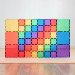 Connetix Tiles Rainbow Square Pack (42St)