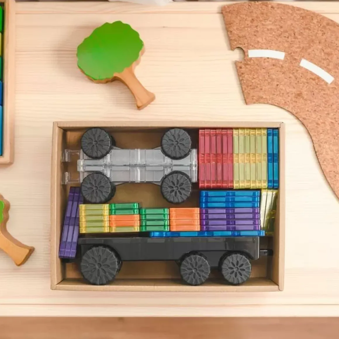 Connetix Tiles Rainbow Transport Pack (50St)