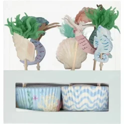 Cupcake Set Mermaid Tail Meri Meri